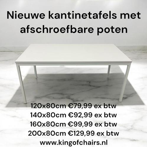 Nieuwe kantinetafels 200x80cm kantoortafels vergadertafels, Huis en Inrichting, Bureaus, Nieuw, Bureau, Ophalen