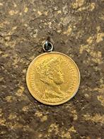 Gouden 5 Gulden Wilhelmina munt hanger 1912 (prijs per stuk), Ophalen, 5 gulden, Goud, Koningin Wilhelmina