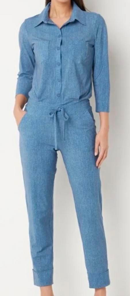 Studio Anneloes jumpsuit blauw maat XS, Kleding | Dames, Jumpsuits, Zo goed als nieuw, Maat 34 (XS) of kleiner, Blauw, Ophalen of Verzenden