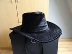 Cowboyhoed Suede Zwart     2x, Kleding | Dames, Carnavalskleding en Feestkleding, Ophalen of Verzenden, Zo goed als nieuw, Carnaval