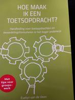 Hoe maak ik een toetsopdracht? - Evelyn van de Veen, Ophalen of Verzenden, Zo goed als nieuw, HBO, Evelyn van de Veen