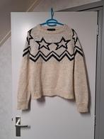 Nieuw: warme gebreide trui in naturel van Icona, maat S, Beige, Nieuw, Ophalen of Verzenden, Icona