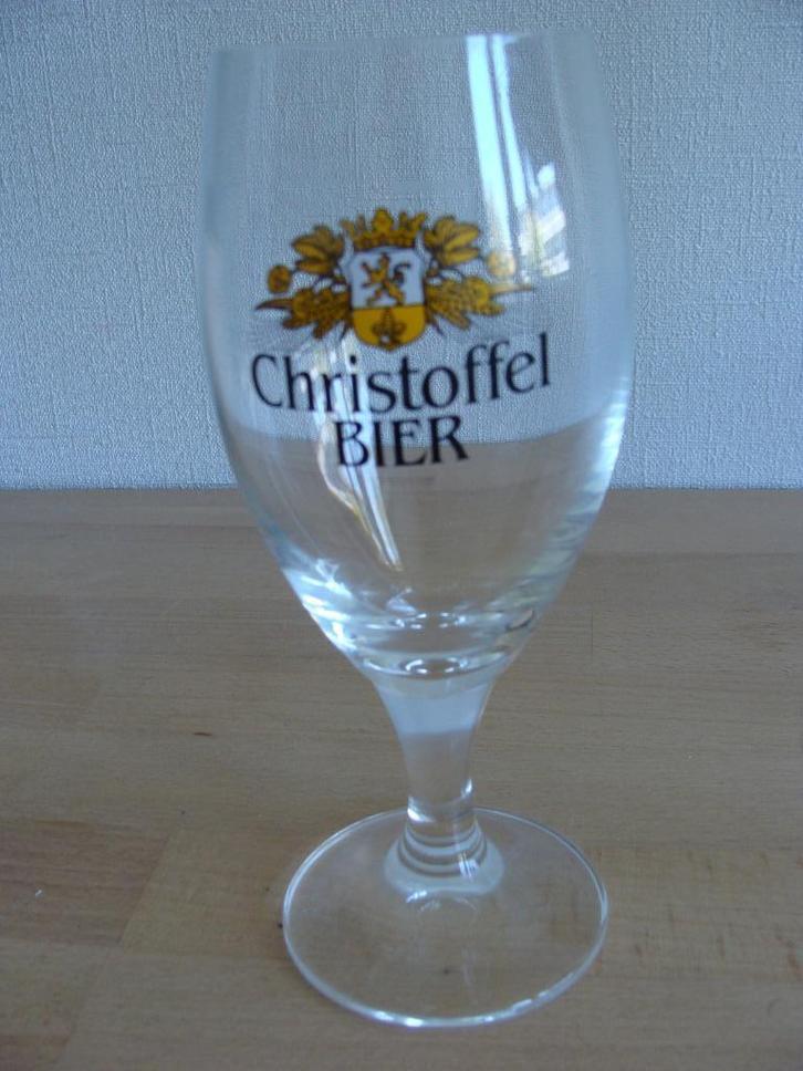 Bierglas CHRISTOFFEL BIER, Verzamelen, Biermerken, Zo goed als nieuw, Glas of Glazen, Overige merken, Ophalen of Verzenden