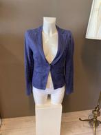 Linnen jasje colbert blazer van Object maat 34 XS, Douwenmaat 8-3 Meppel, Info@again.nu, Blauw, Object