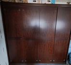 Vintage 4-deurs kledingkast., Huis en Inrichting, Kasten | Kledingkasten, Ophalen, Gebruikt, 200 cm of meer, Vintage