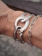zilveren armband bangle, Nieuw, Ophalen of Verzenden, Zilver, Zilver