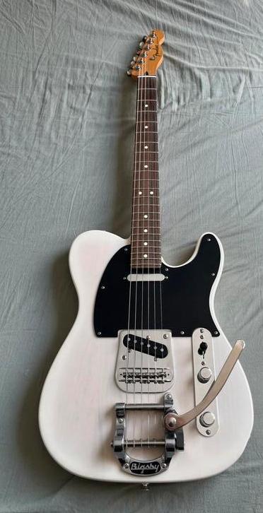Fender Player II Telecaster RW white blonde + Bigsby B5, Muziek en Instrumenten, Snaarinstrumenten | Gitaren | Elektrisch, Zo goed als nieuw