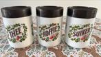 Douwe Egberts voorraadpotten set, Antiek en Kunst, Ophalen