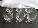 BOLS glaasjes 6 stuks, met hoofd, Verzamelen, Ophalen of Verzenden, Zo goed als nieuw, Borrel- of Shotglas