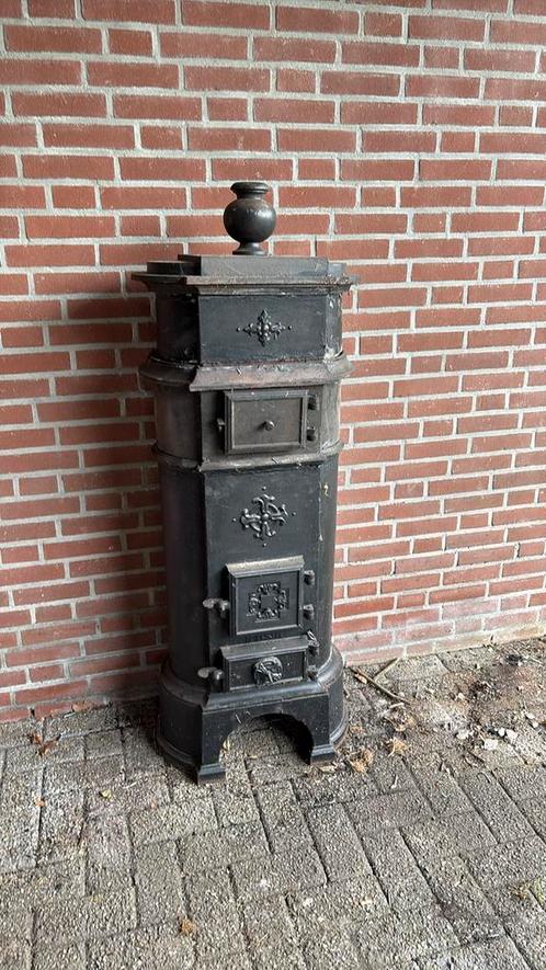 Antieke houtkachel (opkanpper), Huis en Inrichting, Haarden, Gebruikt, Houthaard, Ophalen