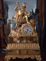 Antieke Franse Pendule Jager Verguld Brons, Ophalen