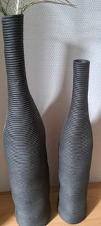 2 hoge vazen, Ophalen, Overige kleuren, 50 tot 75 cm, Glas