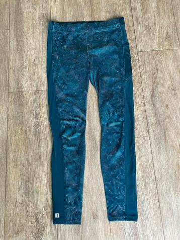 Domyos - Sportlegging mt 164 - meisjes - groen beschikbaar voor biedingen