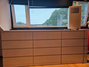 3 ikea Malm lade kasten Wit beschikbaar voor biedingen