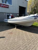 Joker 470 coaster Flatfloor, Watersport en Boten, Gebruikt, Benzine, Minder dan 70 pk, Overige materialen