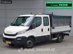 Iveco Daily 35S11 Open Laadbak met Kist Dubbel Cabine 3,5t T, Stof, Gebruikt, Iveco, 7 stoelen