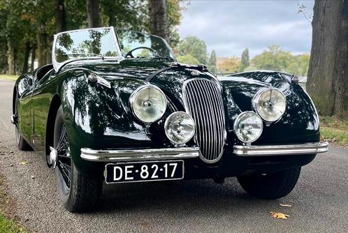 Jaguar XK120 SE OTS 1953 180BHP matching Numbers, Auto's, Jaguar, Particulier, Benzine, Cabriolet, Geïmporteerd, Groen, Ophalen