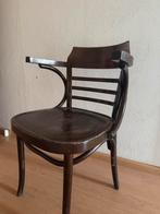 Bruine cafe stoelen, Huis en Inrichting, Ophalen, Gebruikt, Bruin, Cafe