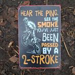 Motorcross 2-Stroke Metalen wandplaat, Ophalen of Verzenden, Zo goed als nieuw