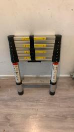 Telescopisch ladder, Doe-het-zelf en Verbouw, Ladders en Trappen, Ophalen of Verzenden, Zo goed als nieuw, 4 meter of meer