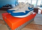 Nike air max one 1 anniversary blue us 12 eu 46 game royal, Ophalen, Blauw, Nike, Sneakers of Gympen