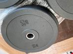 2 x 15 en 2 x 20 kg Olympische bumper plates schijven 50mm, Sport en Fitness, Fitnessmaterialen, Ophalen, Halterschijven, 50 mm