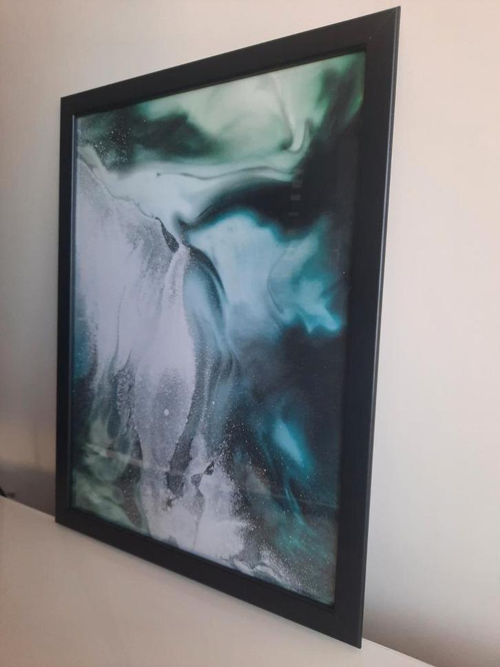 Desenio poster Abstract Green Painting 30x40, Antiek en Kunst, Kunst | Schilderijen | Abstract, Ophalen