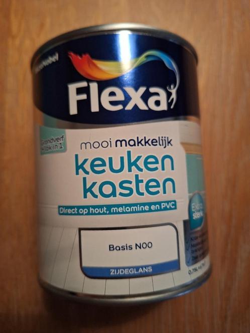 Flexa keukenkastjesverf, Doe-het-zelf en Verbouw, Verf, Beits en Lak, Nieuw, Verf, Minder dan 5 liter, Ophalen of Verzenden