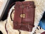 Vintage tas leer Claudio FERRICI, Ophalen of Verzenden, Zo goed als nieuw, Bruin, Handtas