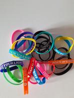 Siliconen Armbanden met christelijke Tekst engels, Ophalen of Verzenden, Nieuw, Overige kleuren, Elastiek