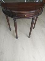 Halve maan tafel, Huis en Inrichting, Tafels | Sidetables, Ophalen, Gebruikt, 50 tot 100 cm, 25 tot 50 cm