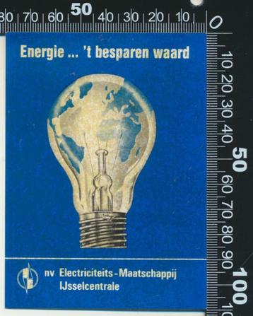 Sticker: Electriciteits Maatschappij IJsselcentrale - Energi beschikbaar voor biedingen