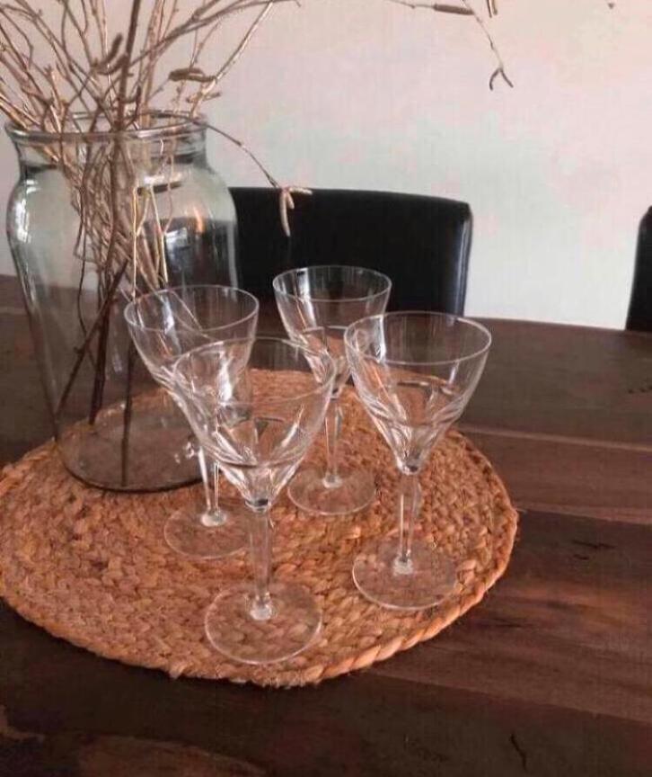 💝 Vintage ROYAL LEERDAM CANTO wijnglas kristal, Antiek en Kunst, Antiek | Glas en Kristal, Ophalen of Verzenden