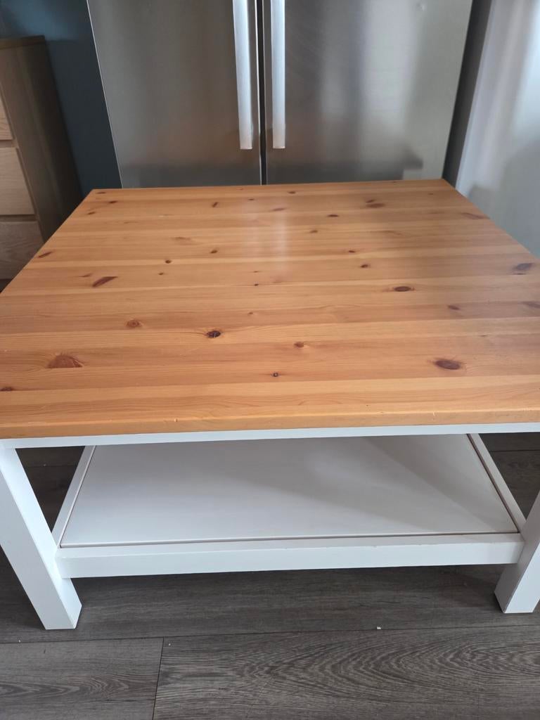 Ikea Hemnes Salontafel -, Huis en Inrichting, Tafels | Salontafels, Ophalen, Gebruikt, 50 tot 100 cm, Vierkant