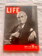 Life Magazine 11 Maart 1946 Senator vandenberg of Michigan, Verzamelen, Tijdschriften, Kranten en Knipsels, 1940 tot 1960, Ophalen of Verzenden