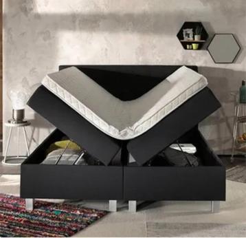 Boxspring met opbergruimte 140 cm beschikbaar voor biedingen