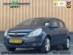 Opel Corsa 1.4-16V Enjoy | Handel/Export | Airconditioning |, Gebruikt, 4 cilinders, Blauw, Leder en Stof