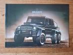 Mercedes-Benz Brabus G 63 6x6 brochure - 2015, Ophalen of Verzenden, Zo goed als nieuw, Mercedes