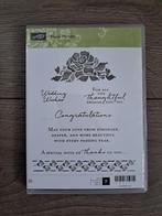 Stampin' Up! Floral Phrases, Ophalen of Verzenden, Gebruikt, EZ-mounted stempel