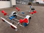 Nieuwe boottrailer voor rubberboot tot 5 mtr, Watersport en Boten, Boottrailers, Ophalen, Minder dan 1500 kg, Verstelbare verlichting