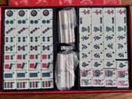 Mahjong Mahjongg mah jong spel vintage bamboe, Ophalen of Verzenden, Zo goed als nieuw