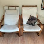 Twee woonkamer stoelen, Ophalen, Hout, Twee, Wit