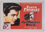 Elvis Presley Jailhouse rock reclamebord van metaal wandbord, Info@deconoord.nl, Deco Noord, Nieuw, Ophalen of Verzenden