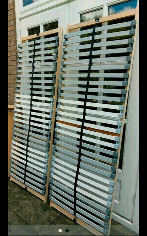 2 x 70 lonset ikea bedbodems lattenbodems 140 x 200  totaal, Huis en Inrichting, Slaapkamer | Bedden, Zo goed als nieuw, Tweepersoons