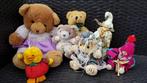 Partij vintage knuffels beren, clowns, jaren 70, 80, 90. S17, Tweedehands verkoop, Tweedehands verkoop, Gebruikt, Overige typen