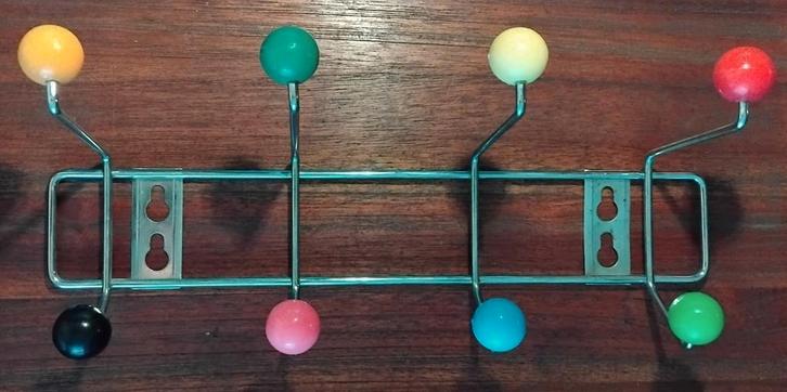 Vintage Hang It All Kapstok, Huis en Inrichting, Woonaccessoires | Kapstokken, Gebruikt, Wandkapstok, Minder dan 100 cm, Metaal