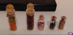 Poppenhuis Miniatuur Flessen met Wortels & Bessen, Ophalen of Verzenden, Poppenhuis