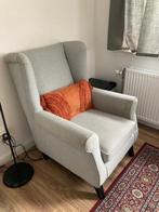 Fauteuil licht blauw gratis, Huis en Inrichting, Ophalen, Gebruikt, 75 tot 100 cm, Stof