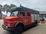 Mercedes 1113 ex brandweer camper belastingvrij 1975, Auto's, Vrachtwagens, Bedrijf, Te koop, Rood, Handgeschakeld