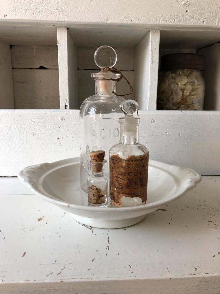 Antieke bord van dekschaal ~ schaal van Maastricht, Antiek en Kunst, Antiek | Servies los, Ophalen of Verzenden